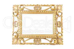Gold metal frame