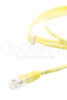 RJ-45, ethernet cable on white