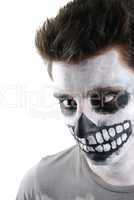 Creepy skeleton guy (Carnival face painting)