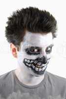 Creepy skeleton guy (Carnival face painting)