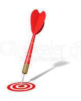 Dart Hitting Target