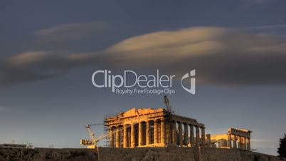 HDR Timelapse Parthenon Acropolis