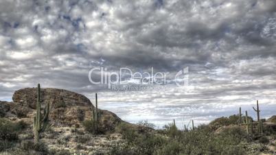 HDR Timelapse Javelina Rocks Saguaro NP Arizona