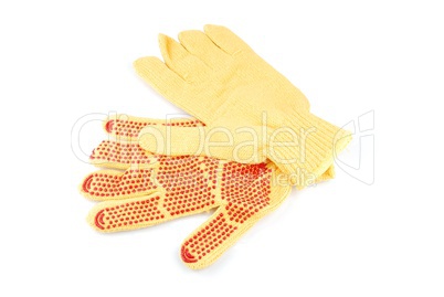 Cotton gardening gloves