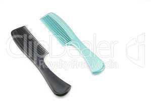Plastic hairbrush combs