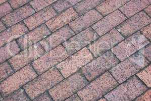 Brick tile floor