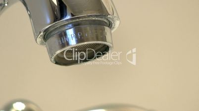 Leaky faucet tap macro; 1
