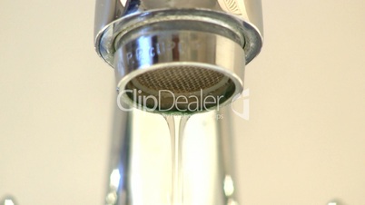 Leaky faucet tap macro; 2