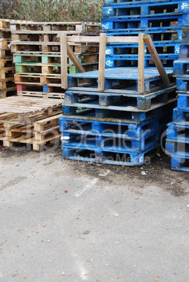 Wooden pallets