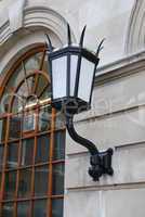 British city lamp