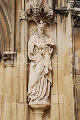 Entrance of Gloucester Cathedral (sculpture detail)