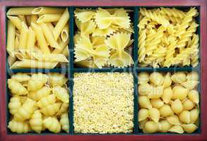 Many types of pasta