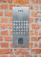 Intercom doorbell and access code