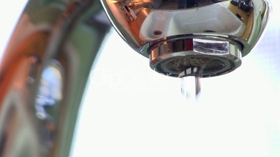 Leaky faucet tap macro; 8