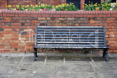 Sidewalk bench