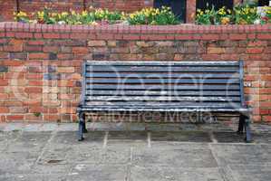Sidewalk bench