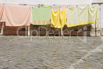 Laundry in Lisbon, Portugal