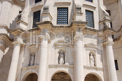 Entrance of Pantheon or Santa Engracia church (detail)