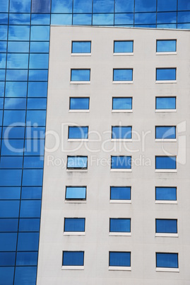 Office building (glass and concrete pattern)