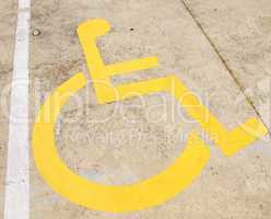 Wheelchair  sign