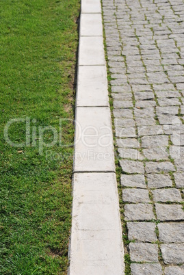 Grass and Stone (sidewalks)