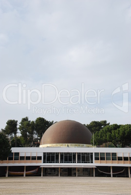 Planetarium of Calouste Gulbenkian in Lisbon