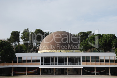 Planetarium of Calouste Gulbenkian in Lisbon