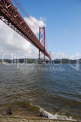 25th April bridge in Lisbon, Portugal