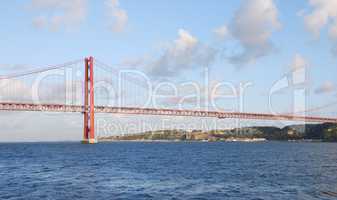 25th April bridge in Lisbon, Portugal