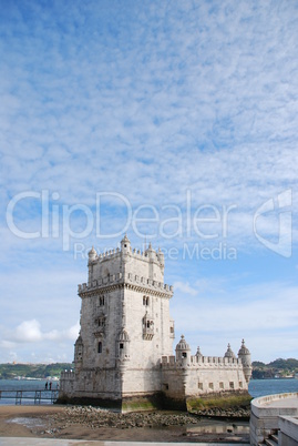 Belem Tower in Lisbon, Portugal