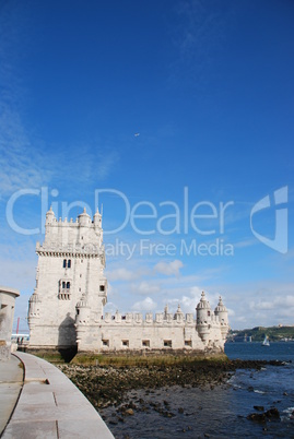 Belem Tower in Lisbon, Portugal