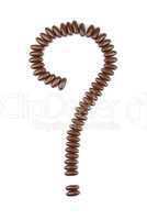 Chocolate question mark