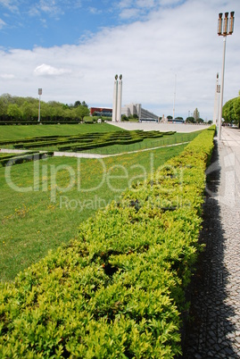 Eduardo VII park in Lisbon