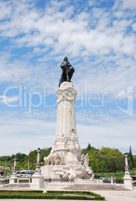 Marques do Pombal square in Lisbon