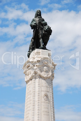 Marques do Pombal statue in Lisbon