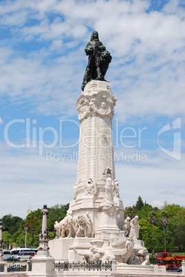 Marques do Pombal square in Lisbon