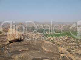 Granite boulders in Karnataka