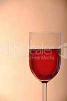 Glass of red wine