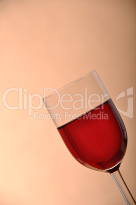 Glass of red wine