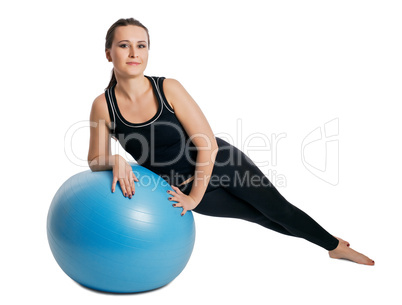 fitnessübungen mit gymnastikball