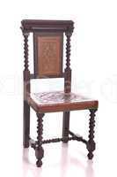 Black wood chair