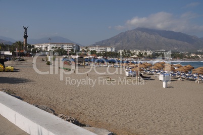 Puerto Banus beach