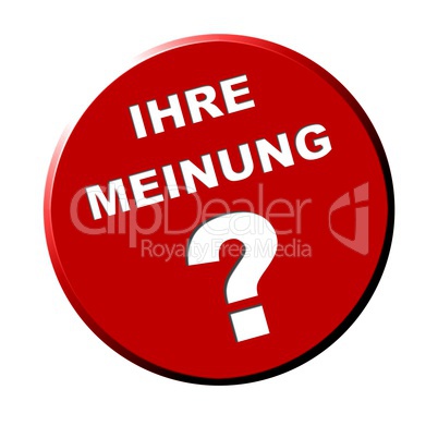 Button rund rot - Ihre Meinung?