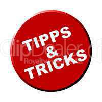 Button rund rot - Tipps & Tricks