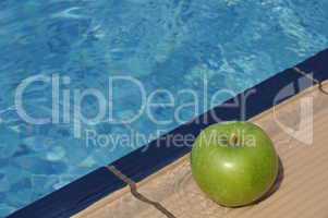 Apple at the pool