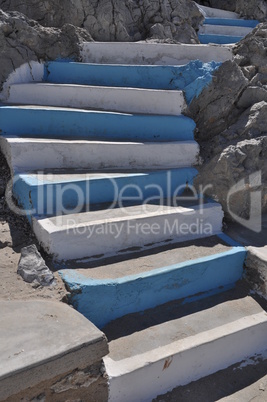 Greece stairs