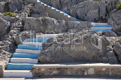 Greece stairs
