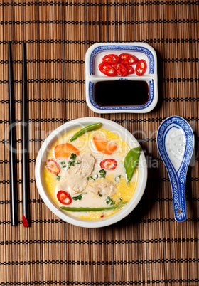 thai tom kha gai soup
