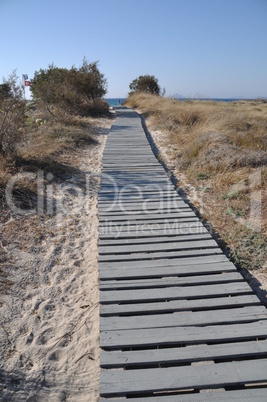 Beach walkway