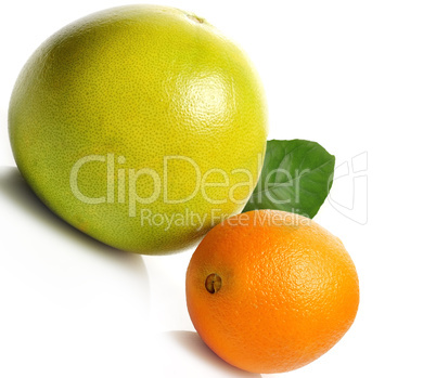 Orange And Pamelo Fruits